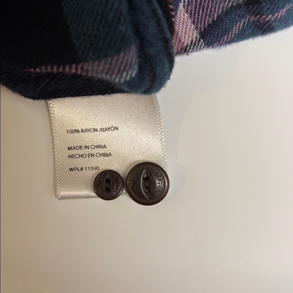 Women Plaid Shirt - Blue and Green - Picture 5 of 5